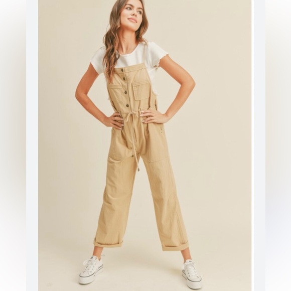 Stitch and Feather Utility look jumpsuit size small - Picture 1 of 6